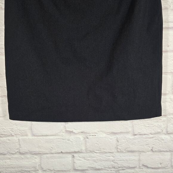 M Rekucci Classic Black Pencil Skirt Women Size S Office Career Business Stretch - Picture 6 of 9